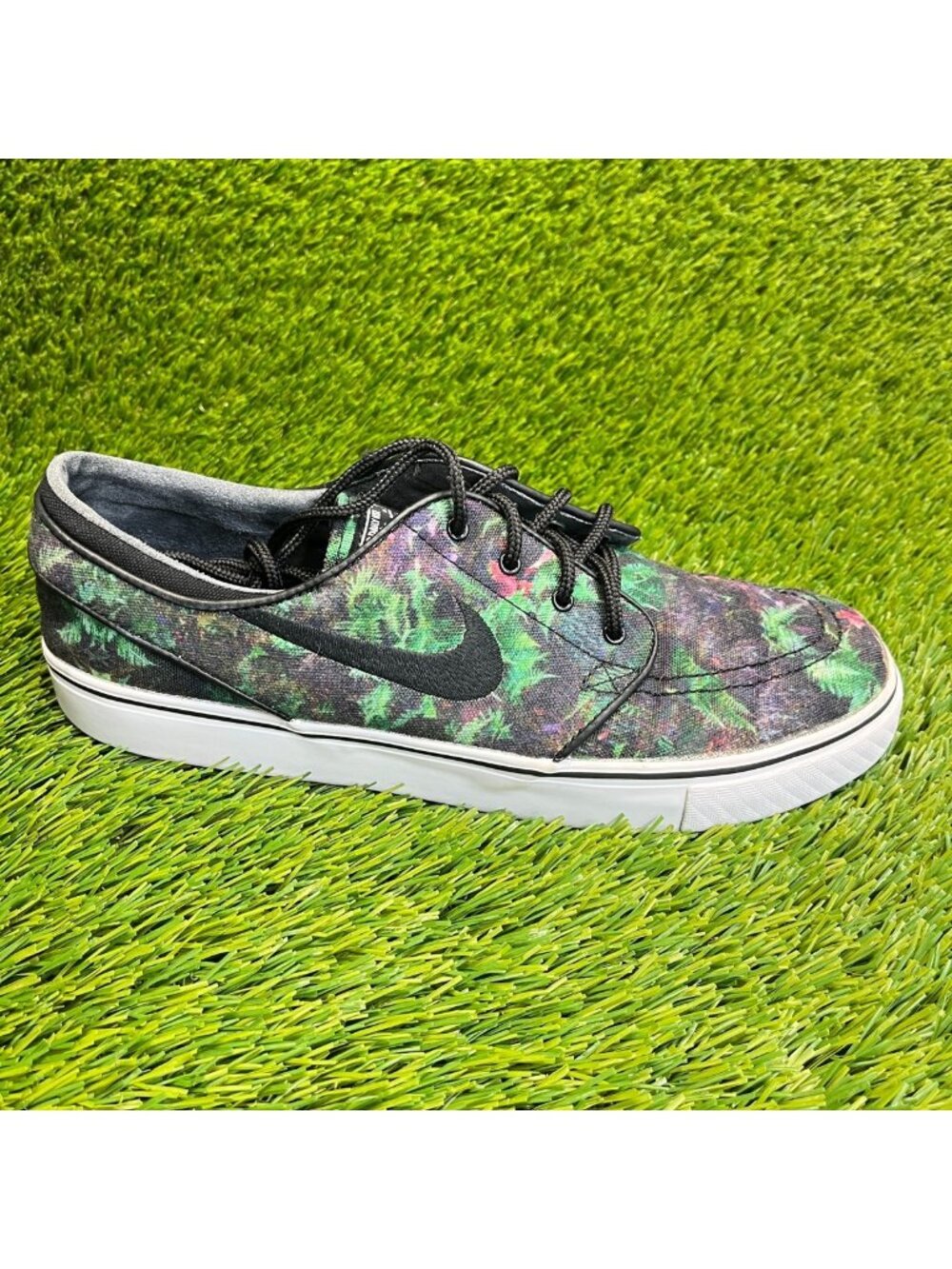 Nike SB Zoom Stefan Janoski Mens Size 8 Black Athletic Skateboard Shoes Sneakers